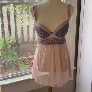 Sophie B lavender and pink lingerie | Size M |